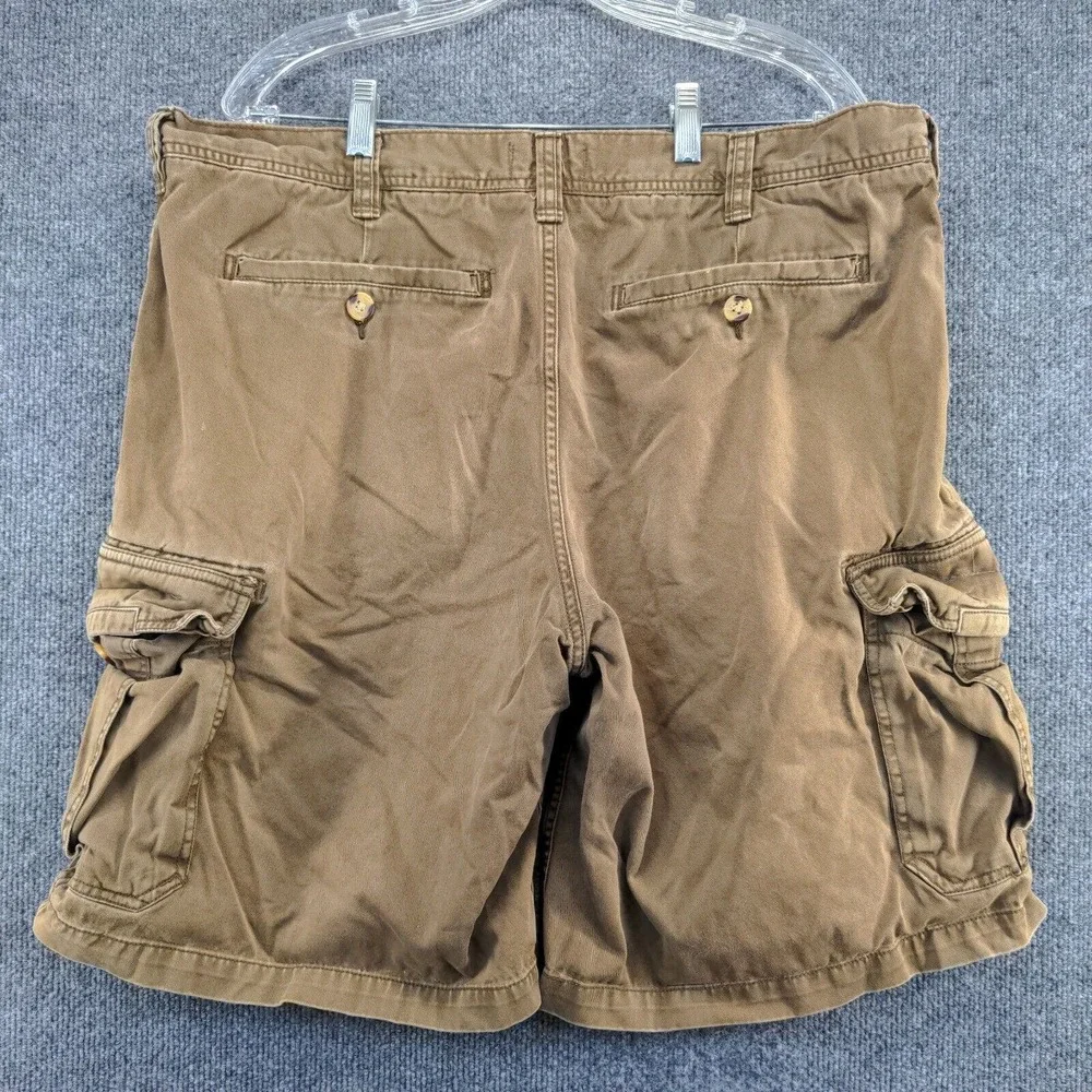 National Outfitters Men's Cargo Shorts Brown Size 38 100% Cotton Pockets